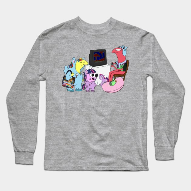 Smiling friendship is magic v2 Long Sleeve T-Shirt by AmyNewBlue